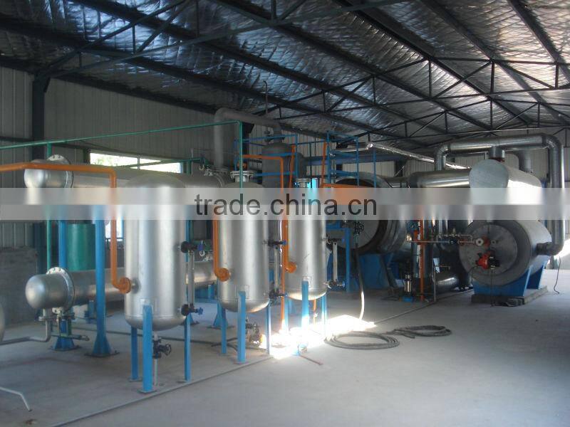 Waste tyre pyrolysis factory
