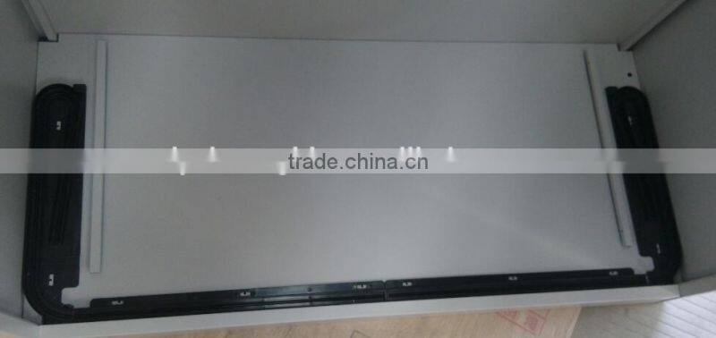 Modern office filing cabinet roll up door
