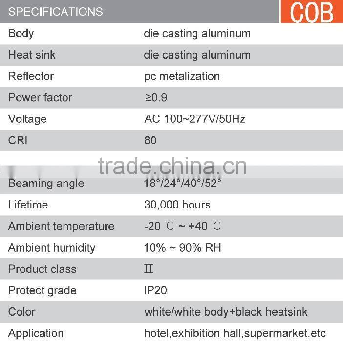 12w square led downlight cob led downlight