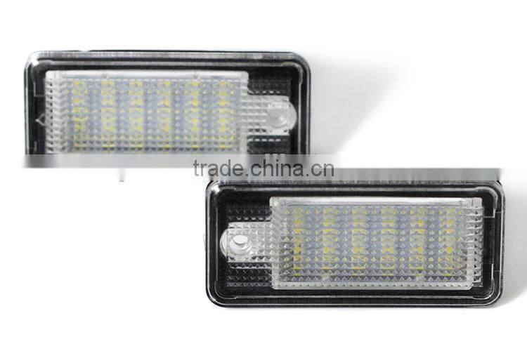 DC12-30V number plate light one year warranty canbus led license plate light for A udi