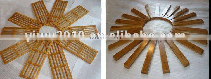 quality bamboo bookshelf four layer