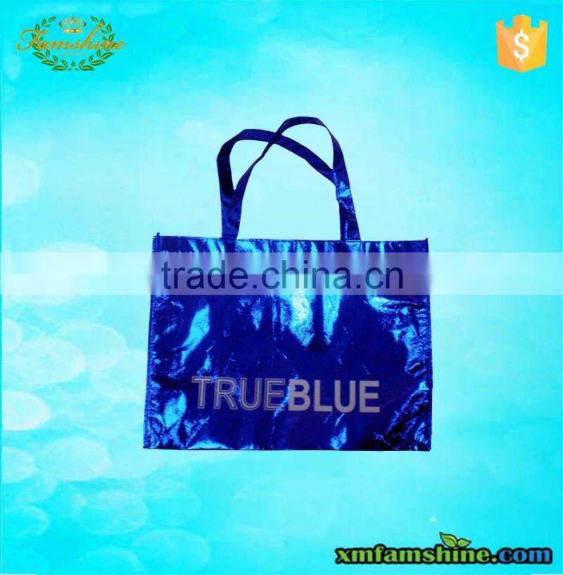 promotional pp laser nonwoven bag for shopping