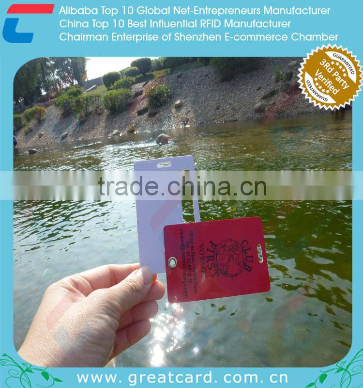 Special Shape Custom Size Printable Two Card Tag with Eyelet