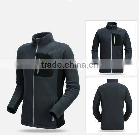 Girl sports polar fleece jacket