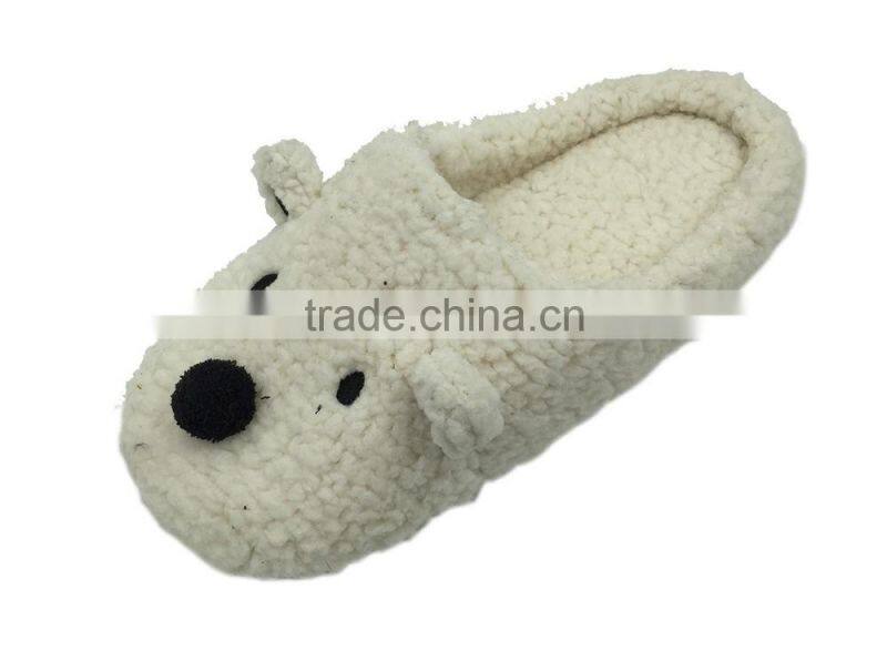 Unique upper material soft cute panda animal sole indoor slippers