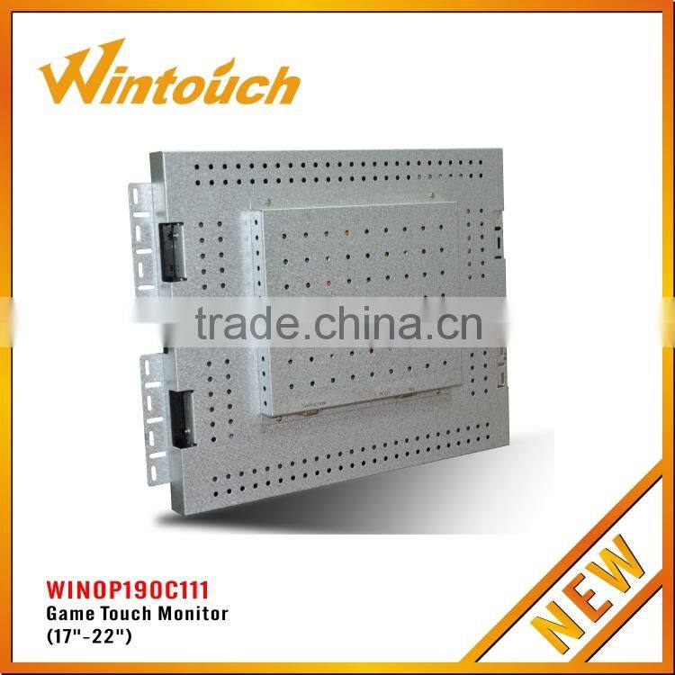 19"open frame lcd touch screen monitor for gaming machine Touch screen monitor for casino gaming machine wintouch