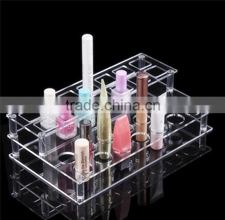 Acrylic make up brushes holder, lipstains holder, lipsliners holder