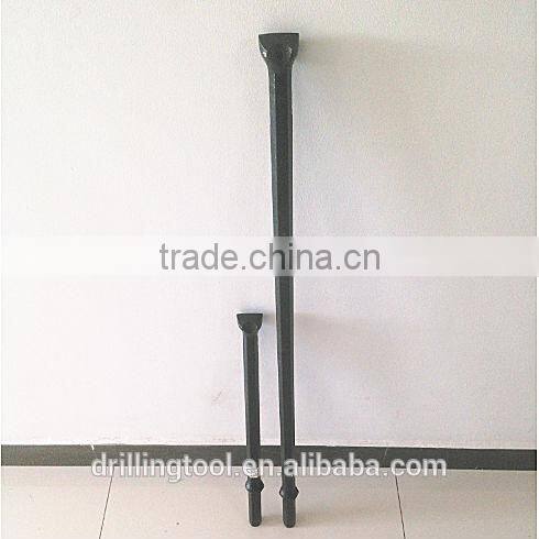 Chisel Bit Integral Drill Rod For Rock Drilling , Shank 22 mm x 108 mm