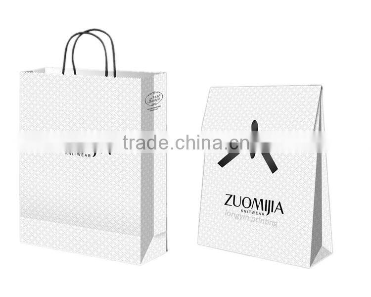Colorful paper bag, shopping bag, gift bag printing