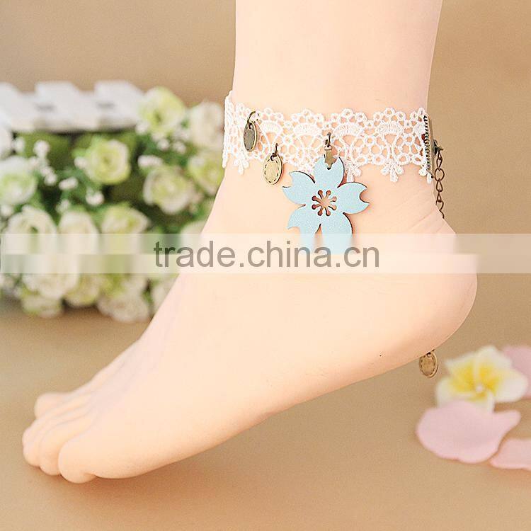 europe heart black lace imitation diamond jewelry
