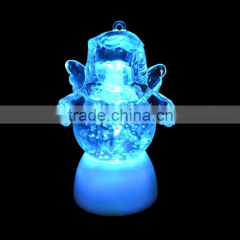 LED color changing holiday party decoration gifts angel night light