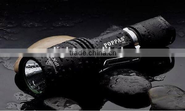 F17 XM-L T6 led Flashlight Torches for 18650 rechargeable battery flashlight hunting lights