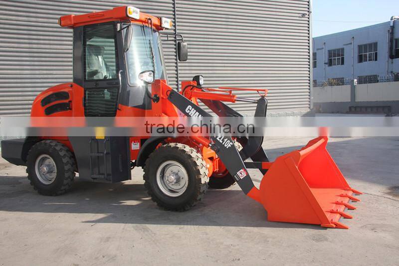 farm tractor 1t mini wheel loader with joystick and air condition for sale