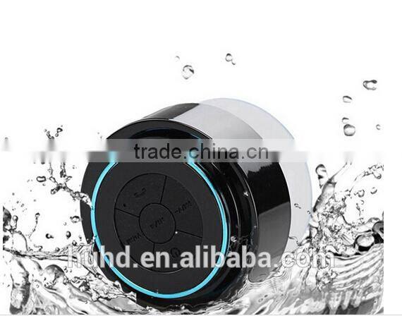 New Product Wireless Portable Speaker Waterproof Shower Speaker With Suction Cup
