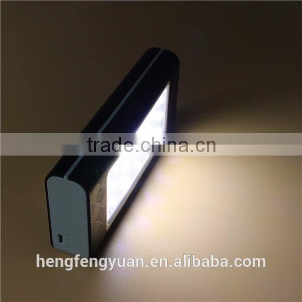 Factory Direct 3 USB 15000mAh Power Bank with Camping Lantern