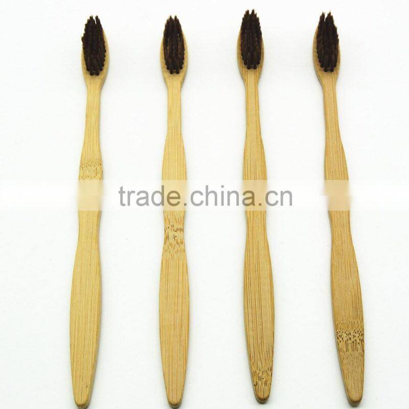 Manufacturers wholesale 2016 new bamboo toothbrush e12 Manual toothbrush Bamboo charcoal toothbrush