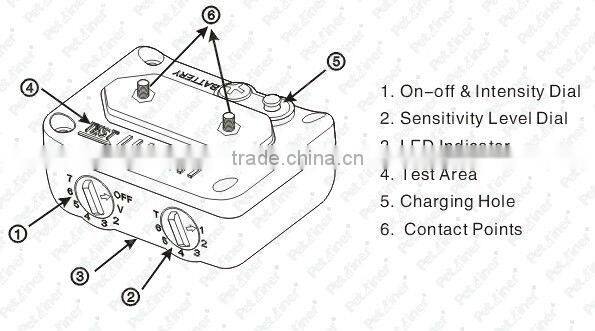 Anti Bark Collar No Bark Collar Dog electric shock device PET851