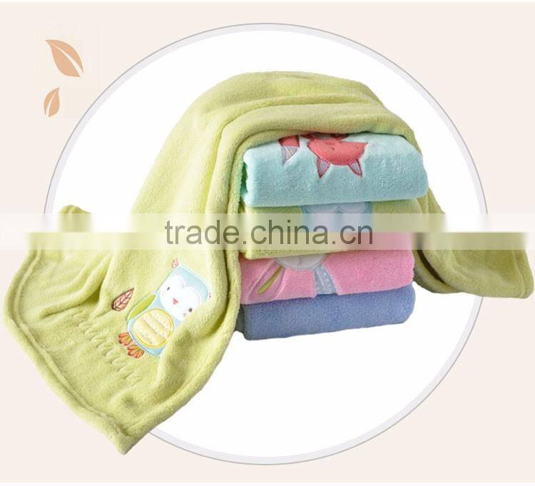 Emboridery Pattern Customized Polyester Blanket