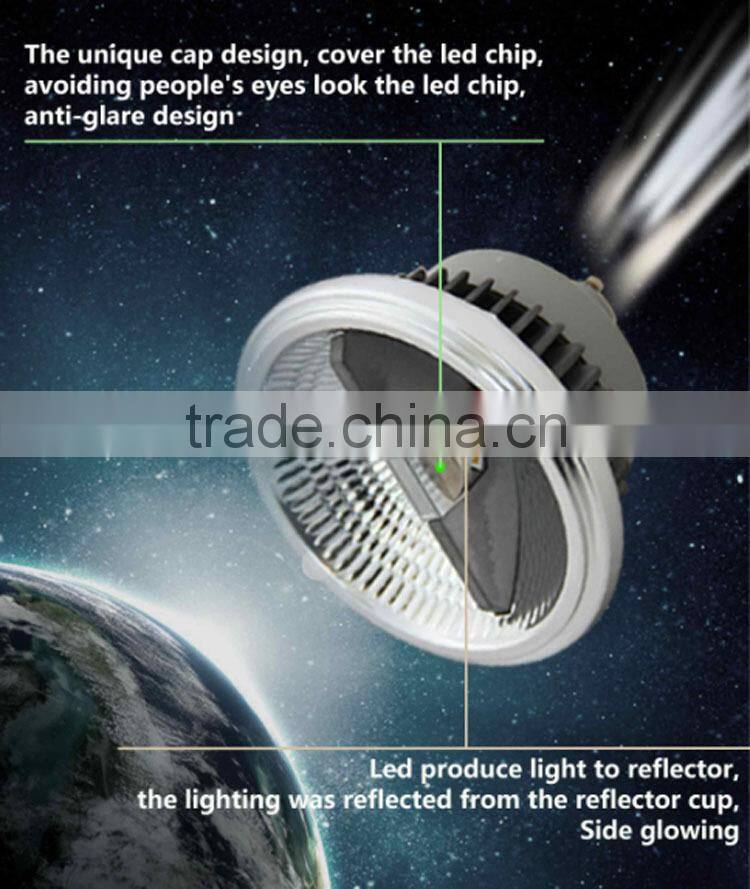 high power 15w ra85 dimmable warm white 2700k gu10 led ar111 3years warranty