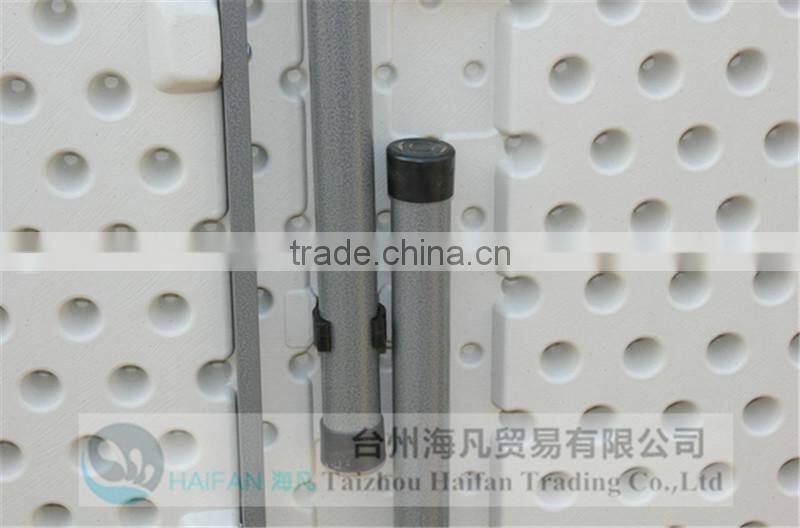 stainless steel bracket PE 2 Meter white round meeting table/modern round conference table with removable legs