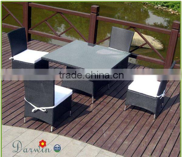 Pool furniture rattan dining set wicker garden sets