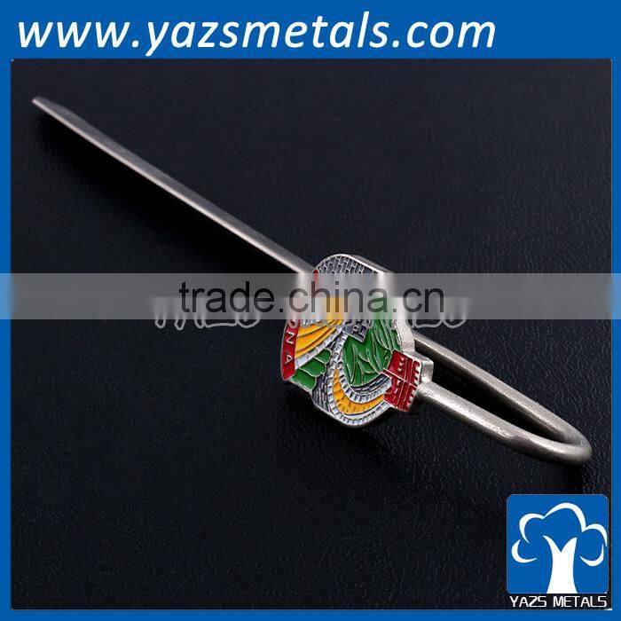 custom metal promotional bookmark in china factory