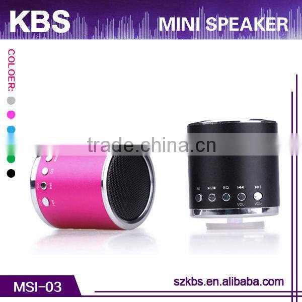 2013 Hot Selling mini speaker driver unit Compatible Micro SD/U-disk