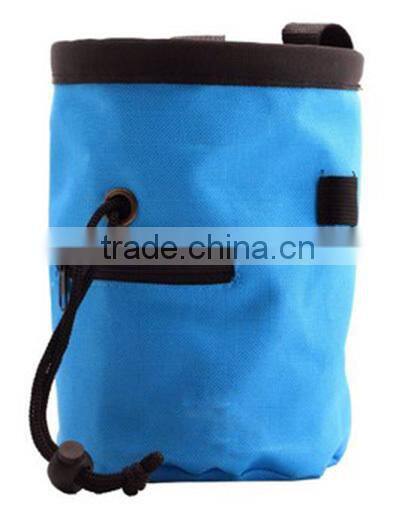 Bouldering Chalk Bag With Belt and Zippered Pocket