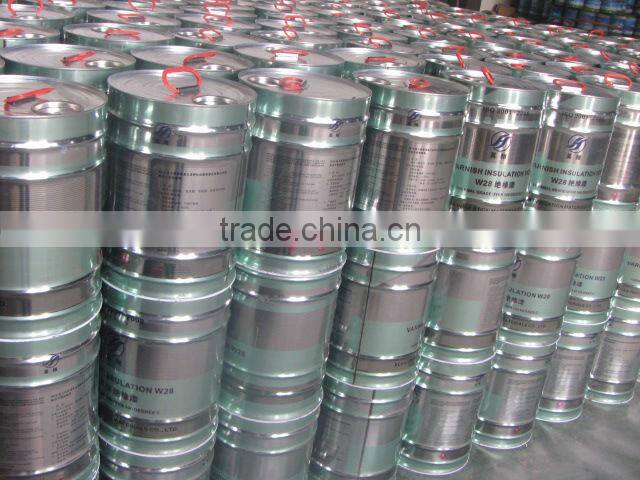 Reddish insulating electric varnish