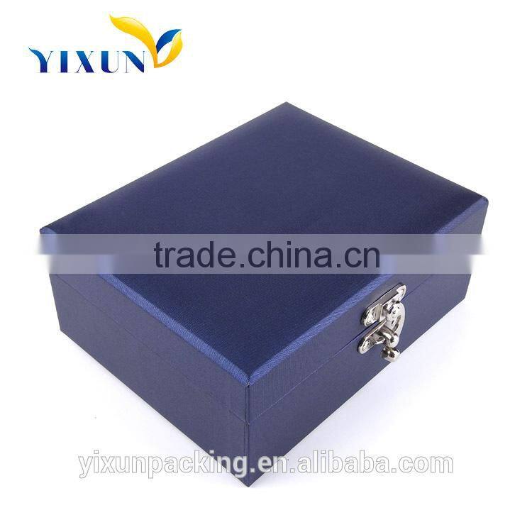 Custom Made Paper with classical button Cardboard Gift Box