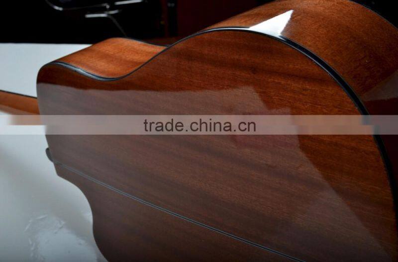 41 inch natural spruce acoustic guitar manufacturer
