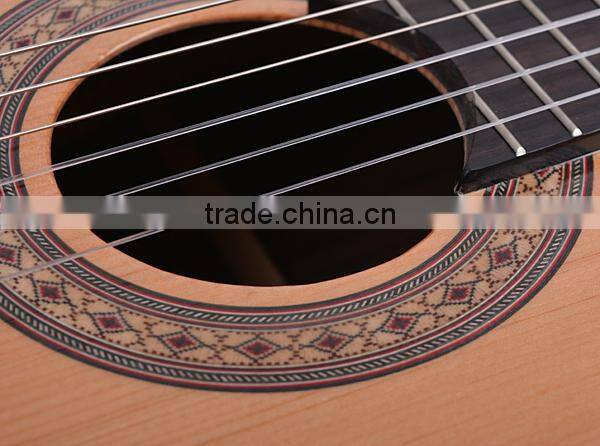 solid wood standard concert classical guitar handmade