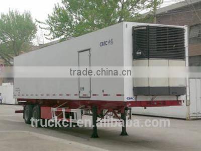 30ton refrigerated semi trailer, tri-axles refrigerated semi trailer