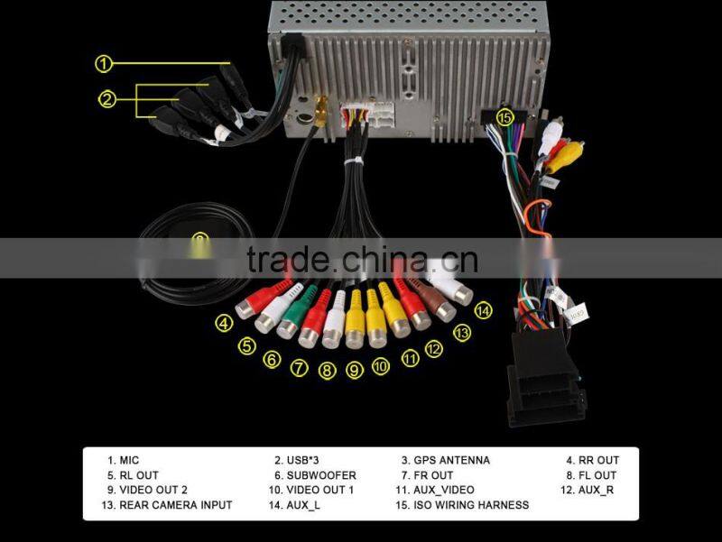 Newest Ownice quad core android 4.4 car Radio for Great Wall Haval H3 H5 2010-2013 with usb sd slot
