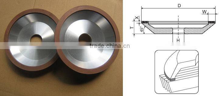 125mm Bowl-shaped Diamond Grinding Cup Wheel to Grind Carbide and Hard Steel
