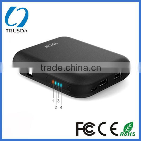 Built in calbe portable mobile power bank 10000mah