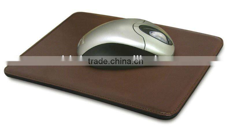 Promotional genuine leather hand rest mouse pads