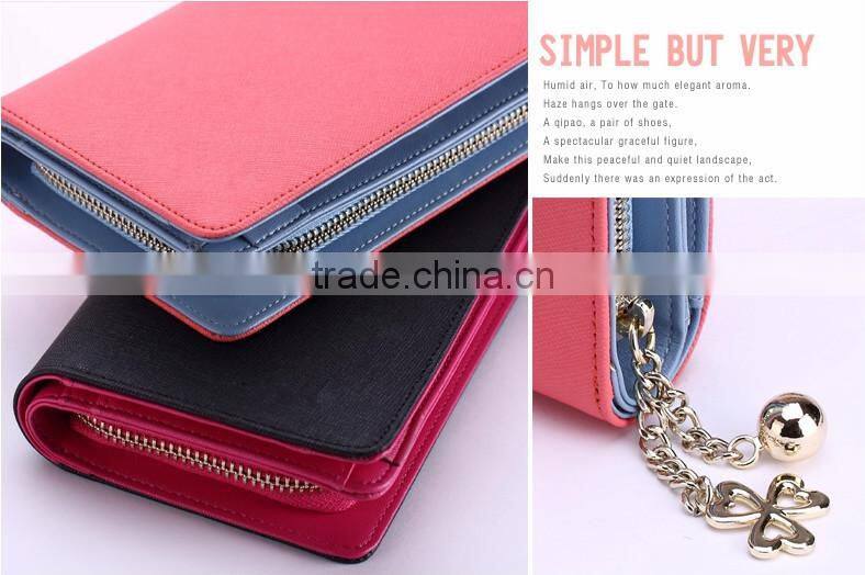 2015 popular design nylon fashion women wallet