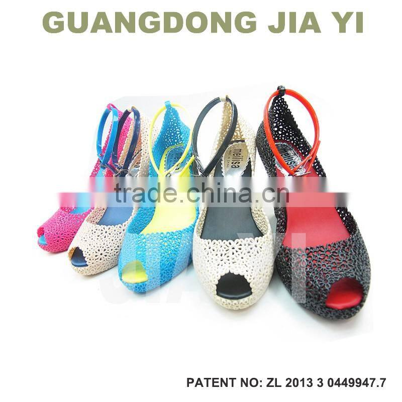 jelly sandals, high heel sandal, fashion lady sandal