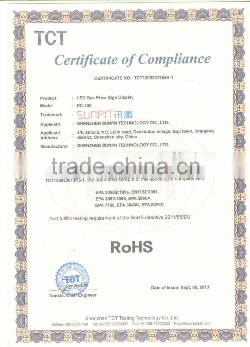 USA LED TIME and Temperature sign good quality