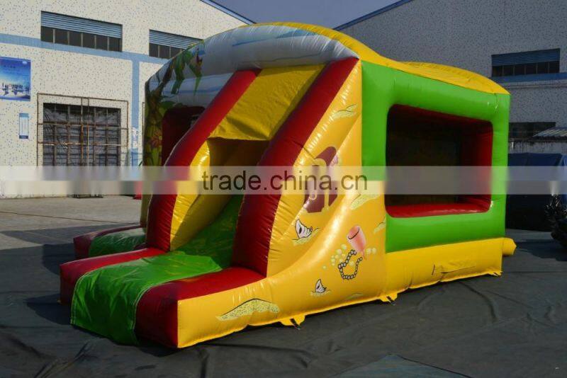 2016 Hot sale small colorful combo bouncy inflatable combo for kids