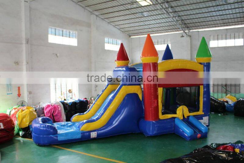 Commercial high quality castle combo inflatable combo castle for sale