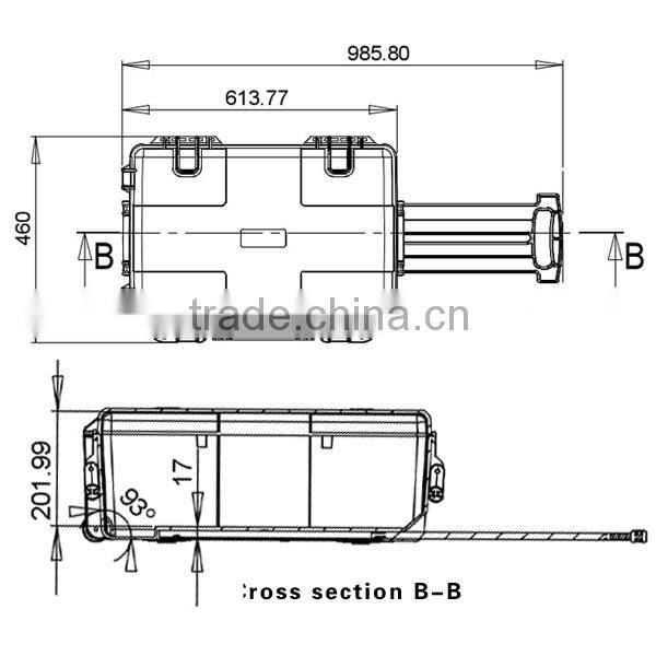 Plastic hard shell Rugged case