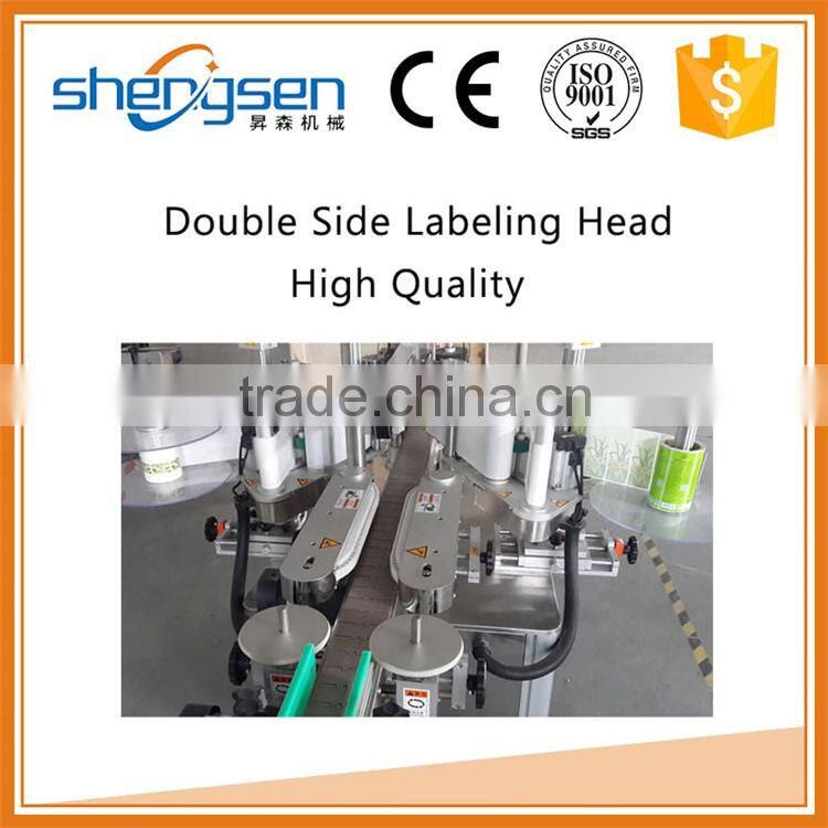 Economic bottle automatic flat label applicator