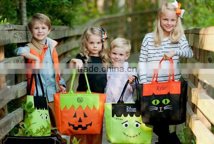 New Arrival Halloween Monogram Cat Treat Bag