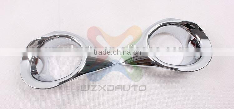 SET FRONT CHROME FOG LAMP LIGHT COVER FRONT FOG LAMP FOR PEUGEOT PG 2008