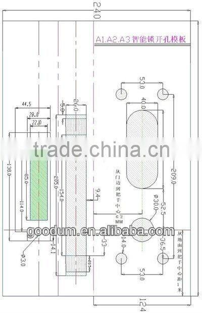 cheep and high quality economical electronic door lock for hotel apartment office