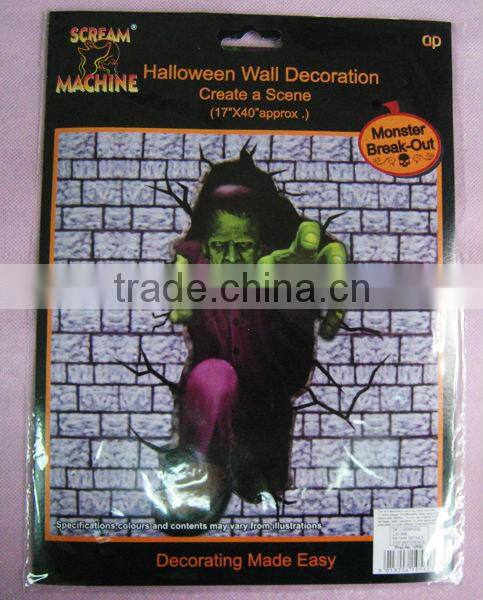 New Design plastic Christmas door decorations for home