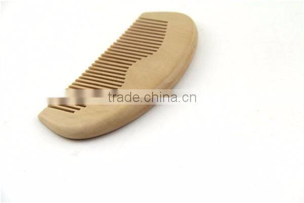 Pear wood wooden beard personalized hair comb