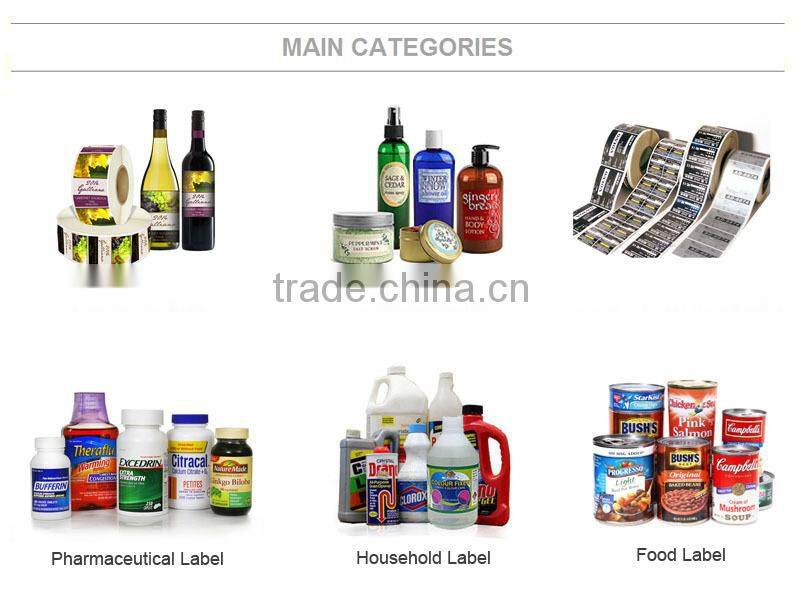 Plastic PET Bottle Transparent Label Material For Beverage Wine